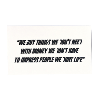 Fight Club Quote in White thumbnail